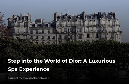 Step into the World of Dior: A Luxurious Parisian Spa Experience