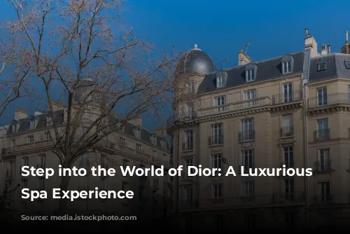 Step into the World of Dior: A Luxurious Parisian Spa Experience