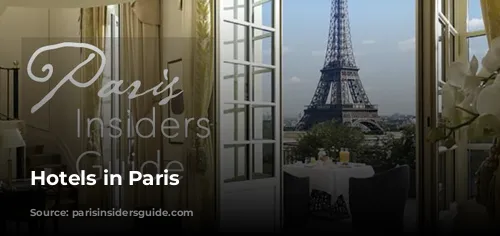 Hotels in Paris