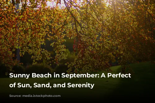 Sunny Beach in September: A Perfect Blend of Sun, Sand, and Serenity