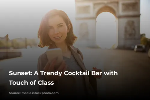 Sunset: A Trendy Cocktail Bar with a Touch of Class