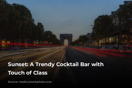 Sunset: A Trendy Cocktail Bar with a Touch of Class