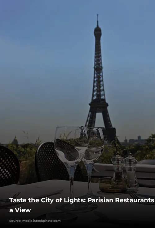 Taste the City of Lights: Parisian Restaurants with a View