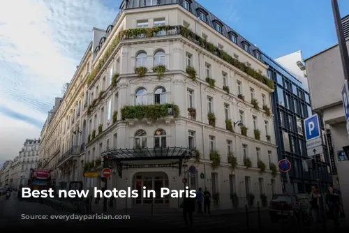 Best new hotels in Paris 