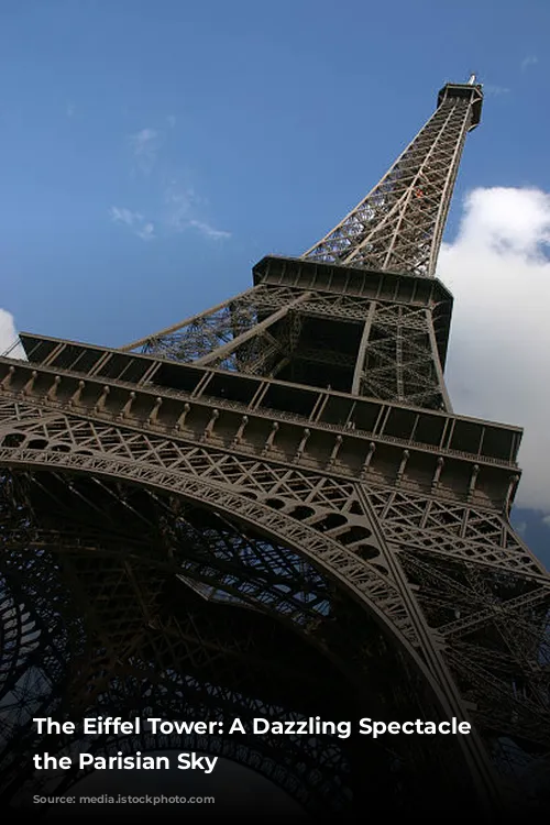 The Eiffel Tower: A Dazzling Spectacle Under the Parisian Sky