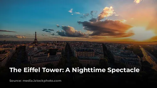 The Eiffel Tower: A Nighttime Spectacle