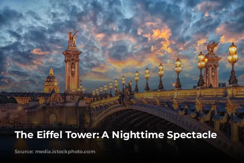 The Eiffel Tower: A Nighttime Spectacle