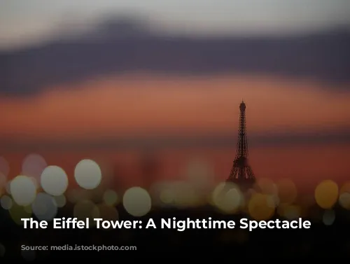 The Eiffel Tower: A Nighttime Spectacle