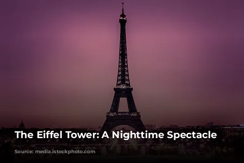 The Eiffel Tower: A Nighttime Spectacle