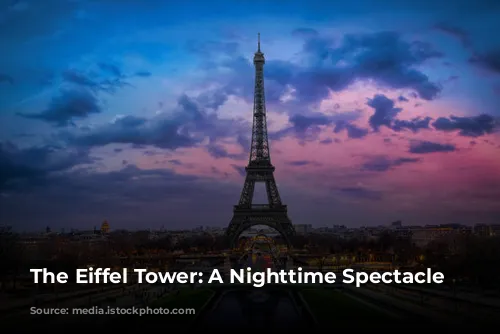 The Eiffel Tower: A Nighttime Spectacle