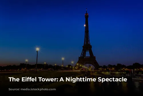 The Eiffel Tower: A Nighttime Spectacle