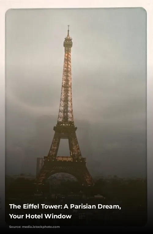 The Eiffel Tower: A Parisian Dream, From Your Hotel Window