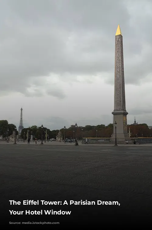 The Eiffel Tower: A Parisian Dream, From Your Hotel Window