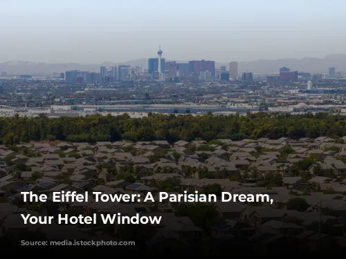 The Eiffel Tower: A Parisian Dream, From Your Hotel Window