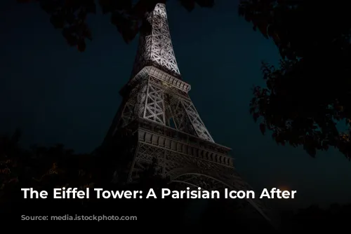 The Eiffel Tower: A Parisian Icon After Dark