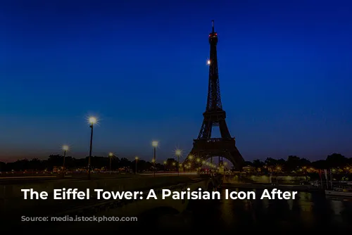 The Eiffel Tower: A Parisian Icon After Dark