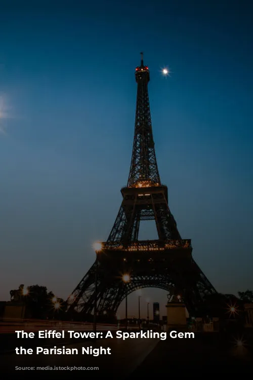 The Eiffel Tower: A Sparkling Gem in the Parisian Night