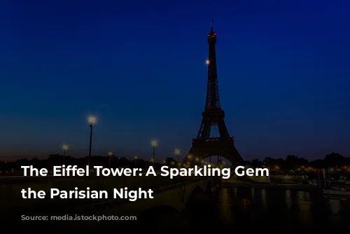 The Eiffel Tower: A Sparkling Gem in the Parisian Night