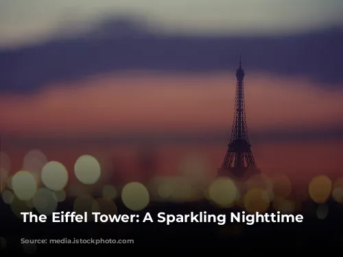 The Eiffel Tower: A Sparkling Nighttime Spectacle