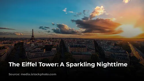 The Eiffel Tower: A Sparkling Nighttime Spectacle