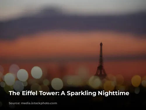 The Eiffel Tower: A Sparkling Nighttime Spectacle