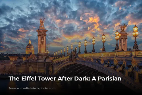 The Eiffel Tower After Dark: A Parisian Gem