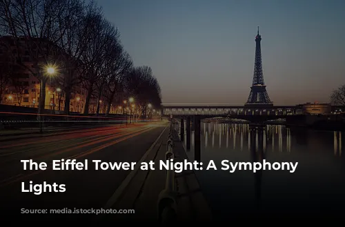 The Eiffel Tower at Night: A Symphony of Lights