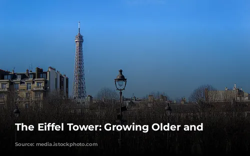 The Eiffel Tower: Growing Older and Taller