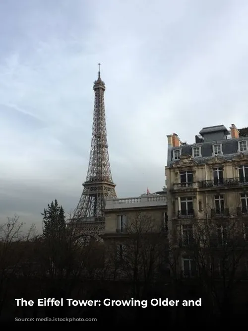 The Eiffel Tower: Growing Older and Taller