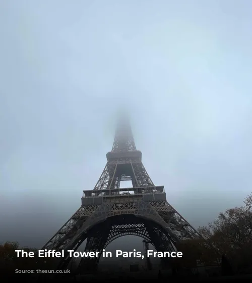 The Eiffel Tower in Paris, France