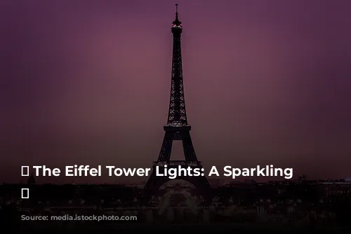 ✨ The Eiffel Tower Lights: A Sparkling Spectacle ✨