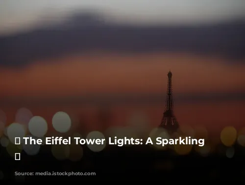 ✨ The Eiffel Tower Lights: A Sparkling Spectacle ✨