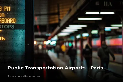 Public Transportation Airports - Paris