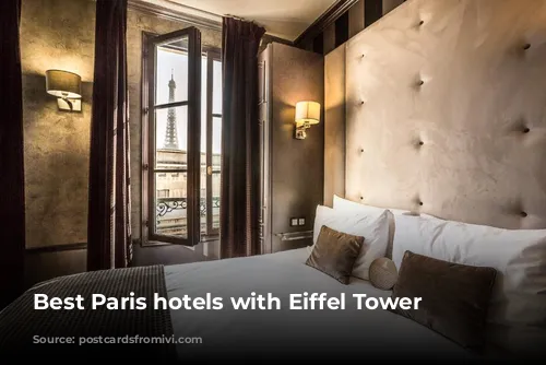 Best Paris hotels with Eiffel Tower views