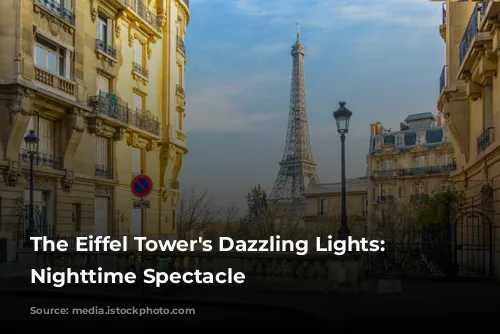 The Eiffel Tower's Dazzling Lights: A Nighttime Spectacle