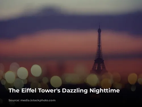 The Eiffel Tower's Dazzling Nighttime Display