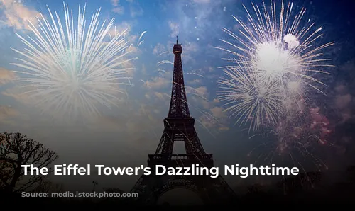 The Eiffel Tower's Dazzling Nighttime Display