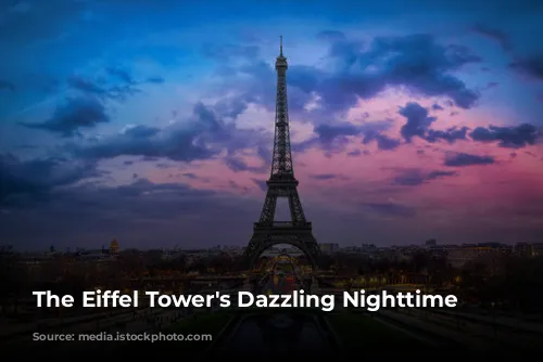 The Eiffel Tower's Dazzling Nighttime Display