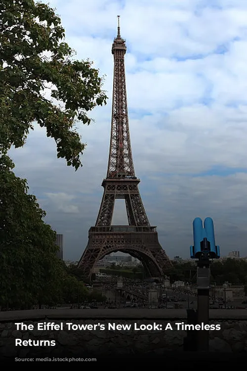 The Eiffel Tower's New Look: A Timeless Classic Returns