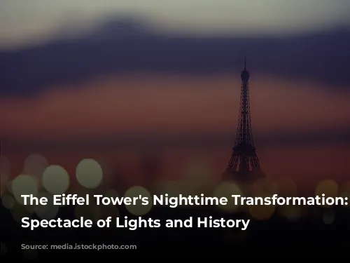 The Eiffel Tower's Nighttime Transformation: A Spectacle of Lights and History