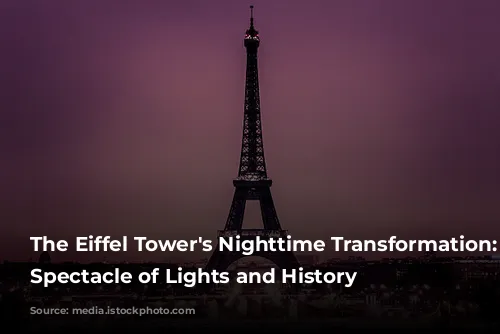 The Eiffel Tower's Nighttime Transformation: A Spectacle of Lights and History