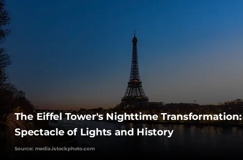 The Eiffel Tower's Nighttime Transformation: A Spectacle of Lights and History