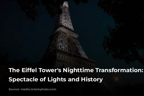 The Eiffel Tower's Nighttime Transformation: A Spectacle of Lights and History