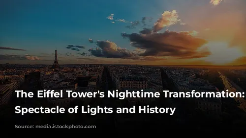 The Eiffel Tower's Nighttime Transformation: A Spectacle of Lights and History