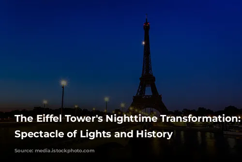 The Eiffel Tower's Nighttime Transformation: A Spectacle of Lights and History