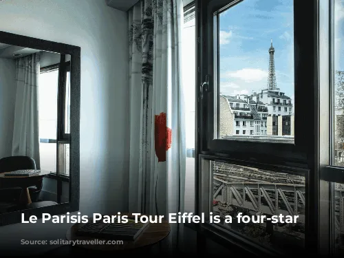 Le Parisis Paris Tour Eiffel is a four-star hotel 