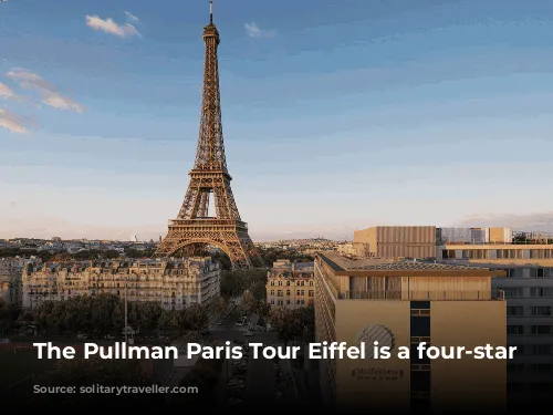 The Pullman Paris Tour Eiffel is a four-star hotel 