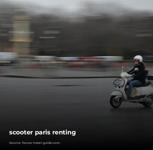 scooter paris renting