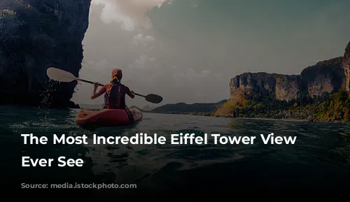 The Most Incredible Eiffel Tower View You'll Ever See