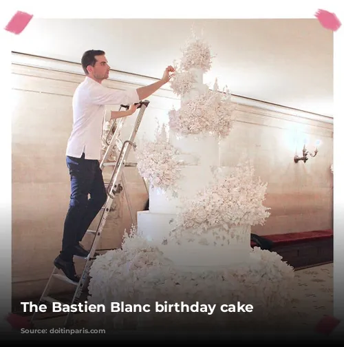 The Bastien Blanc birthday cake